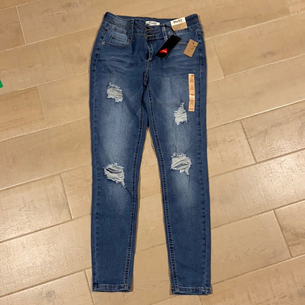 Mudd girls mid-rise super skinny jegging size 14